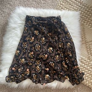 Urban Outfitters flowy floral skirt